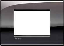 Рамка прямоугольная Legrand BTicino LivingLight 3 мод Олово  картинка